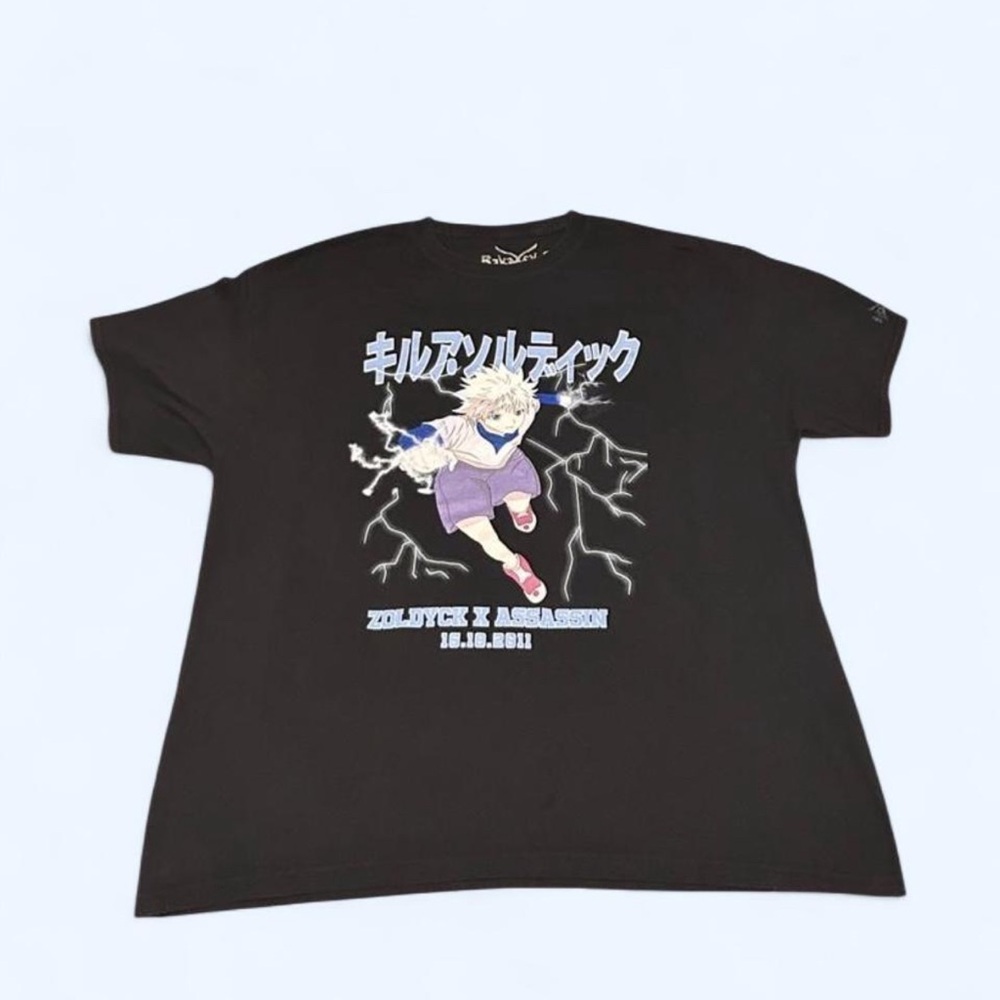 BAKA BAKA HUNTER X HUNTER Anime Graphic Lightning Short Sleeve Tee 2011